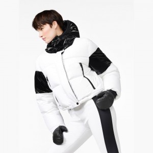 Goldbergh ARLETH Ski Jacket White | 478039VXR