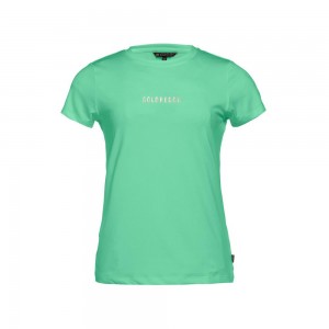 Goldbergh AVERY short sleeve top T-shirts Green | 709286LZV