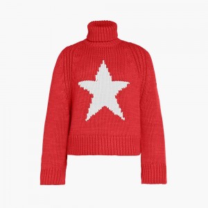 Goldbergh BEAUTY long sleeve knit Sweater Red | 580397CLY