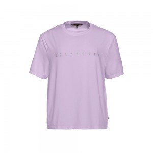 Goldbergh BOXY short sleeve top T-shirts Purple | 604823XLJ