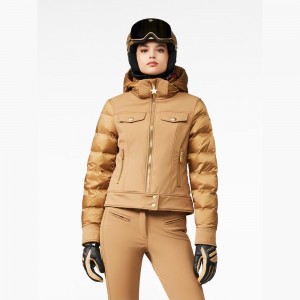 Goldbergh CANYON Ski Jacket Brown | 239587PEG