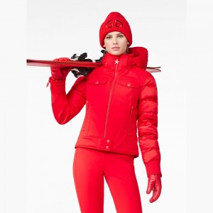 Goldbergh CANYON Ski Jacket Red | 786523TAJ