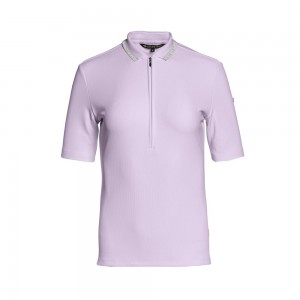 Goldbergh CASSIA short sleeve top T-shirts Purple | 037896NWE