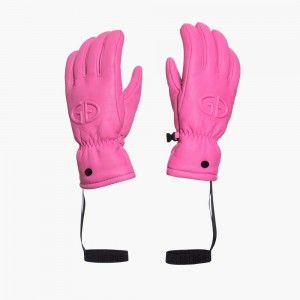 Goldbergh FREEZE Gloves Pink | 416359KFU