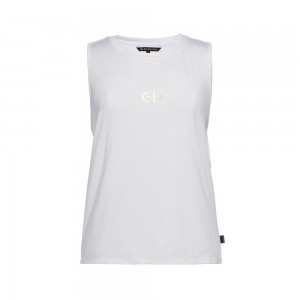 Goldbergh GIGI sleeveless Tank Top White | 534096ARQ