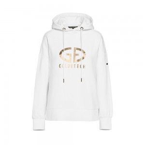 Goldbergh HARVARD Hoodie White | 806215BUG