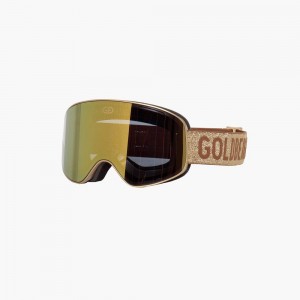 Goldbergh HEADTURNER Ski Goggles Gold | 164897LPW