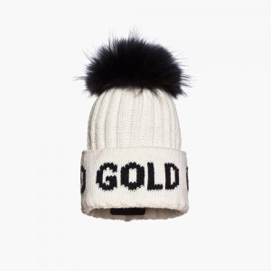 Goldbergh HODD faux pom Beanie White | 361287FYR