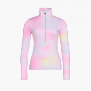 Goldbergh LUNA ski pully Ski Tops Light Pink | 891273XDK