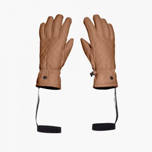 Goldbergh NISHI Gloves Brown | 769130UXV