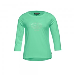 Goldbergh RAVEN 3/4 sleeve T-shirts Green | 537142IGZ