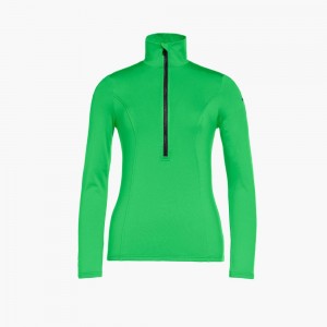 Goldbergh SERENA ski pully Ski Tops Green | 671458CMG