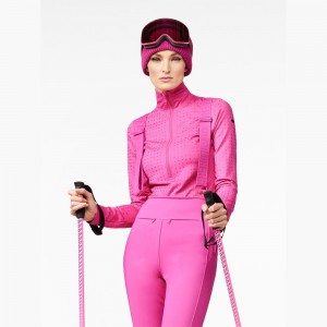 Goldbergh SPARK ski pully Ski Tops Pink | 931265KQM