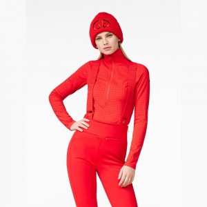 Goldbergh SPARK ski pully Ski Tops Red | 321579TSU