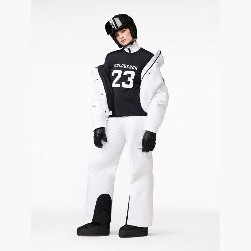 Goldbergh ASHLEY Ski Pants White | 427960XPG