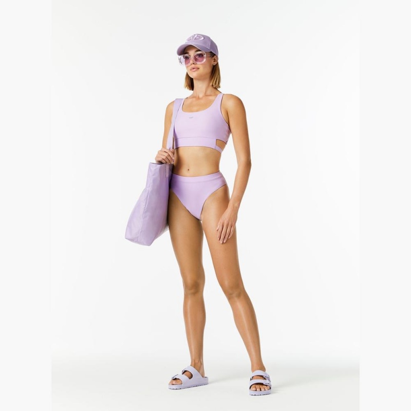 Goldbergh ATLANTIC swim bra Swimwear Purple | 874139ANY