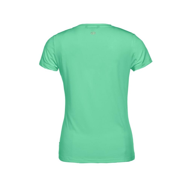 Goldbergh AVERY short sleeve top T-shirts Green | 709286LZV