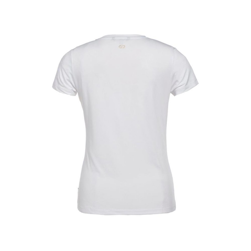 Goldbergh AVERY short sleeve top T-shirts White | 152376CYN