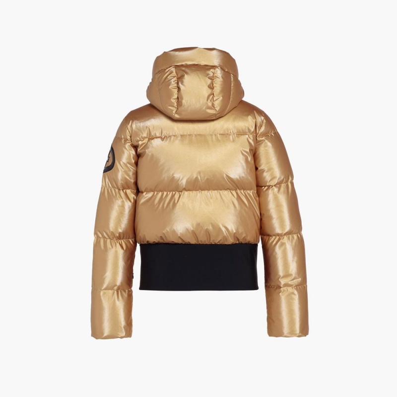 Goldbergh BOMBARDINO Ski Jacket Gold | 413069SYJ