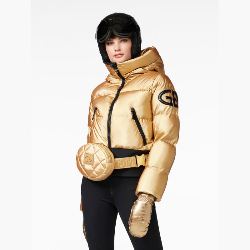 Goldbergh BOMBARDINO Ski Jacket Gold | 413069SYJ