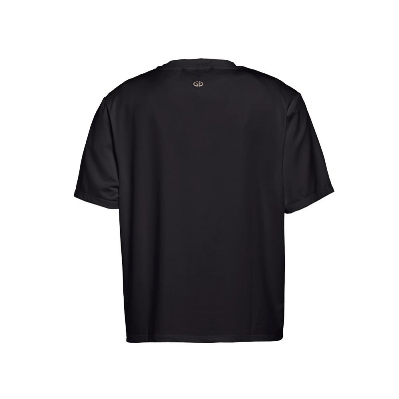 Goldbergh BOXY short sleeve top T-shirts Black | 840275OXB