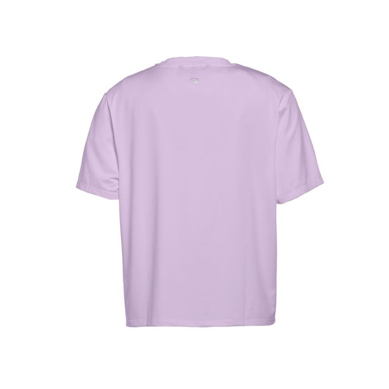 Goldbergh BOXY short sleeve top T-shirts Purple | 604823XLJ