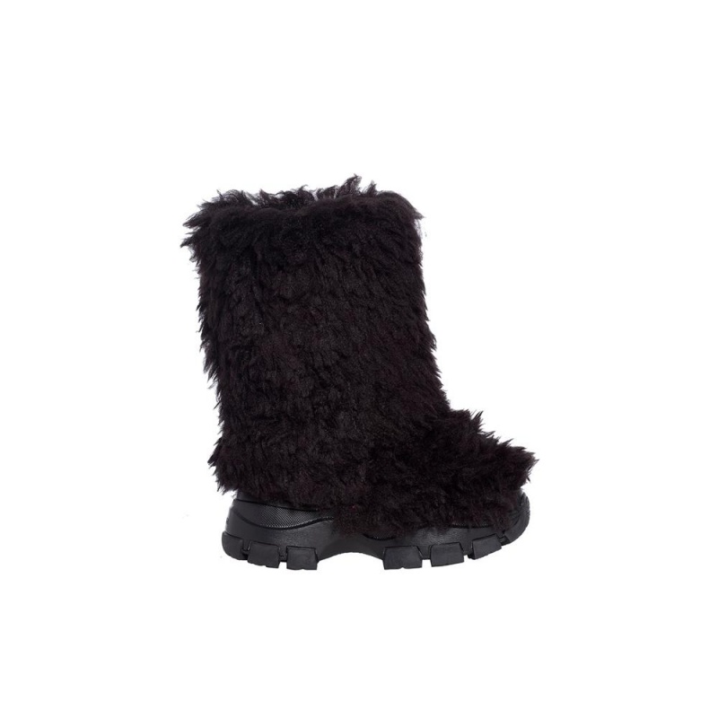 Goldbergh BUSHY snowboot faux fur Snow Boots Black | 302746SYF