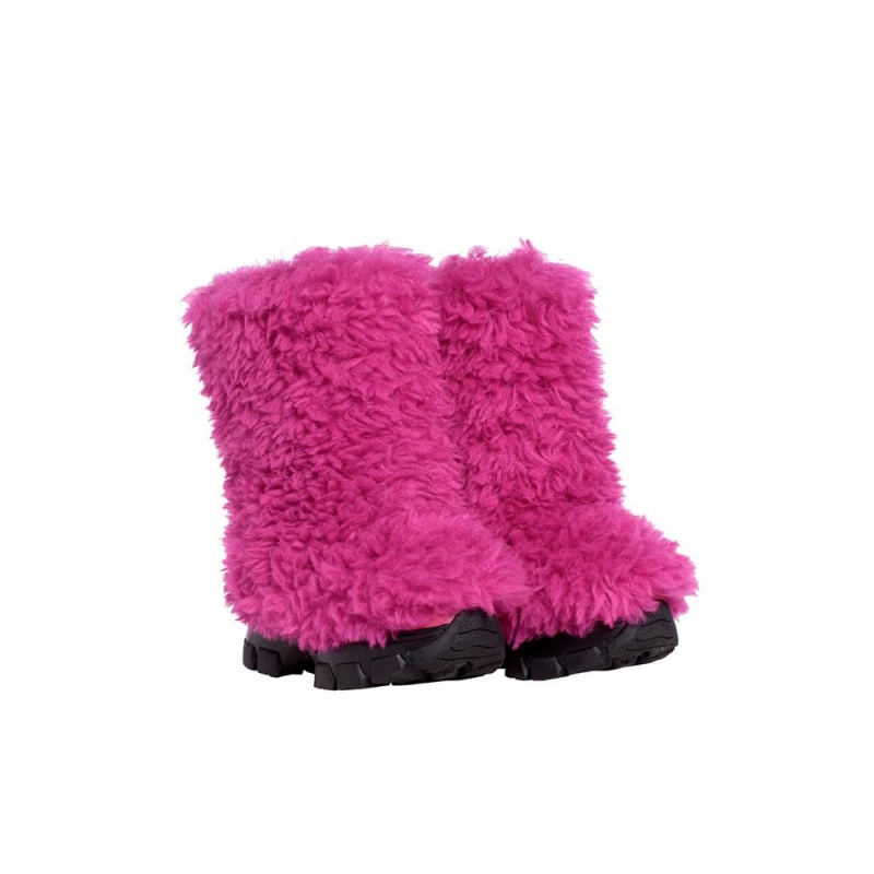 Goldbergh BUSHY snowboot faux fur Snow Boots Pink | 601879YXE