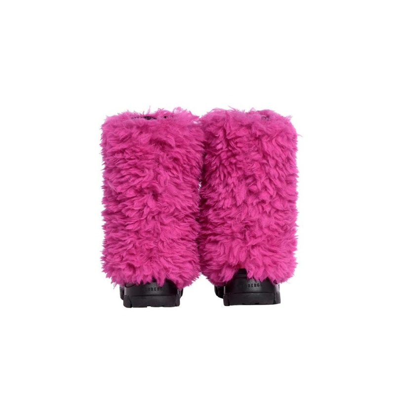 Goldbergh BUSHY snowboot faux fur Snow Boots Pink | 601879YXE