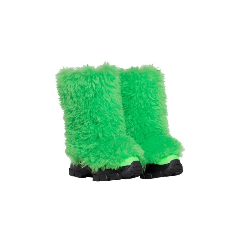 Goldbergh BUSHY snowboot faux fur Snow Boots Green | 073584BPG