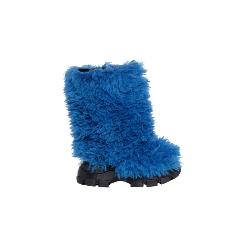 Goldbergh BUSHY snowboot faux fur Snow Boots Blue | 086325KXS