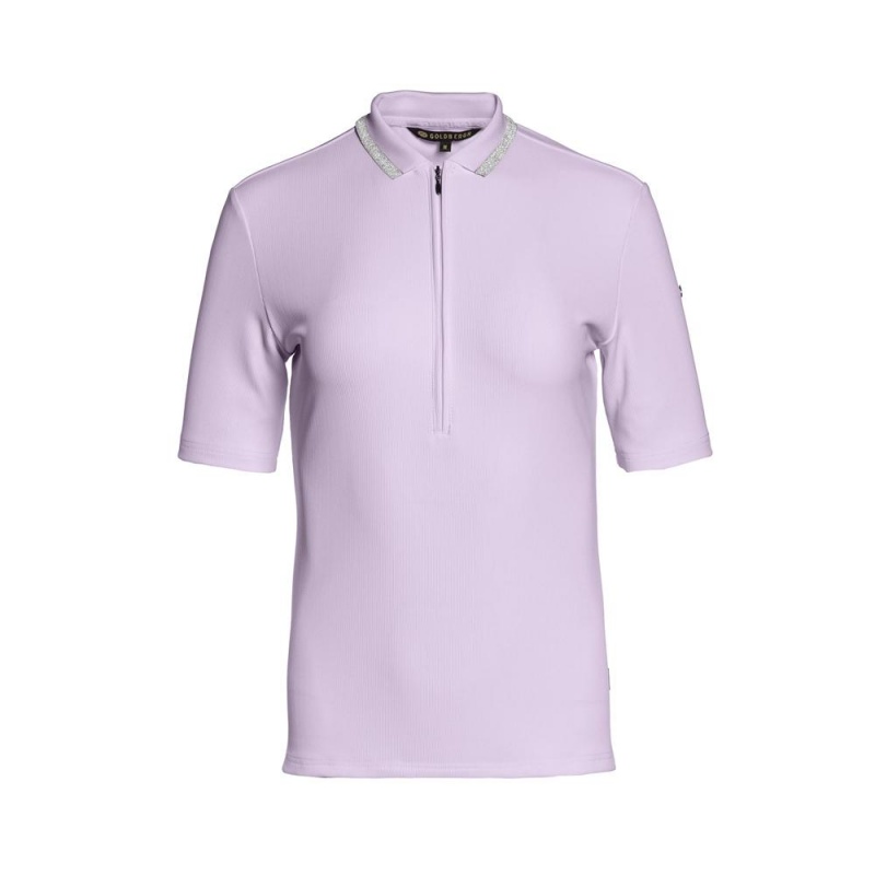 Goldbergh CASSIA short sleeve top T-shirts Purple | 037896NWE