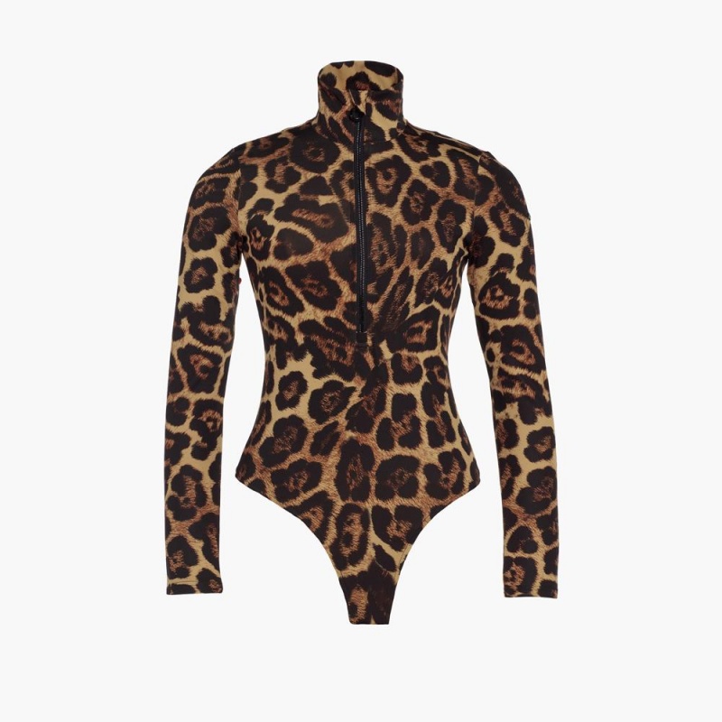 Goldbergh CATHY ski body Ski Tops Leopard | 126598CMP