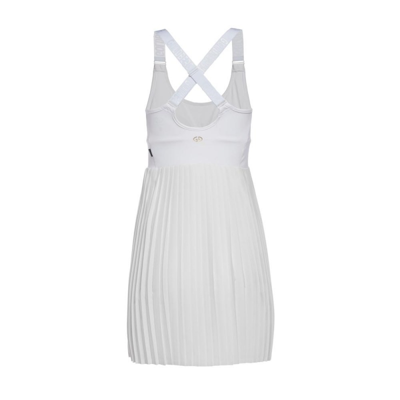 Goldbergh CHEER dress with inner short Dress White | 680249PMD