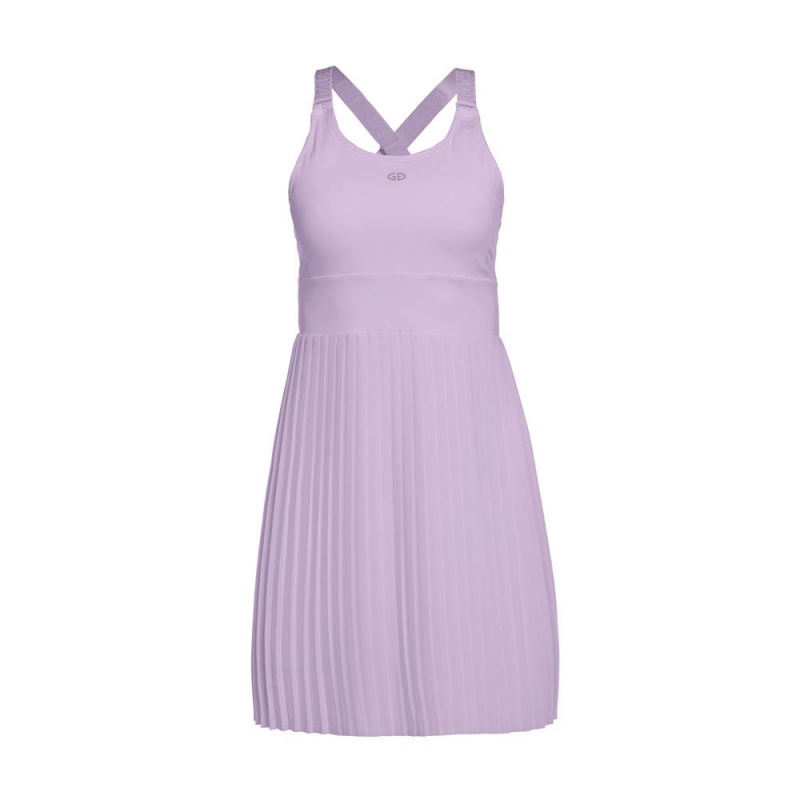 Goldbergh CHEER dress with inner short Dress Purple | 619874CHV