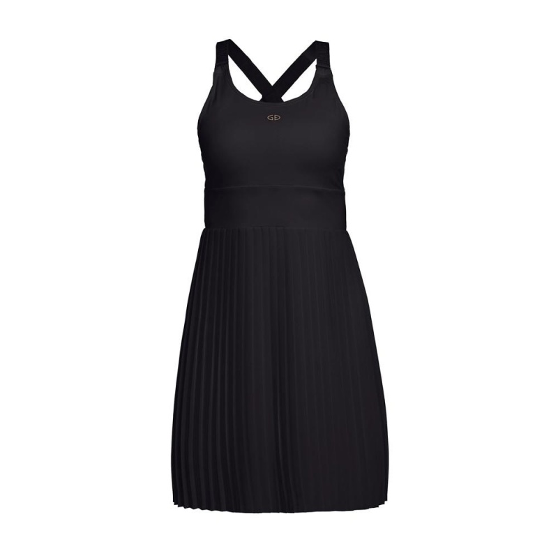 Goldbergh CHEER dress with inner short Dress Black | 286305GZH