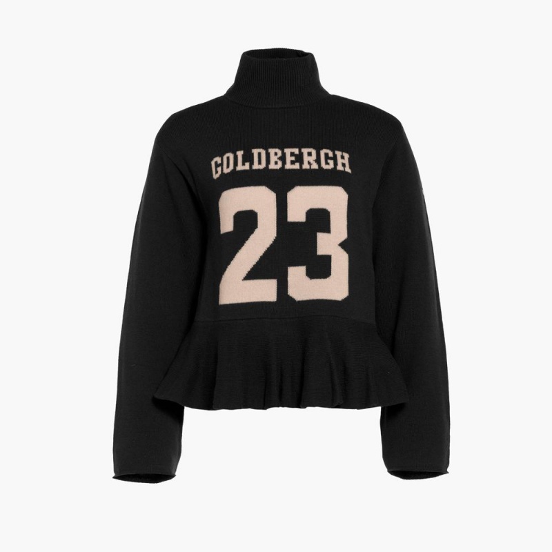 Goldbergh DANGLE long sleeve knit Sweater Black | 952183SXG