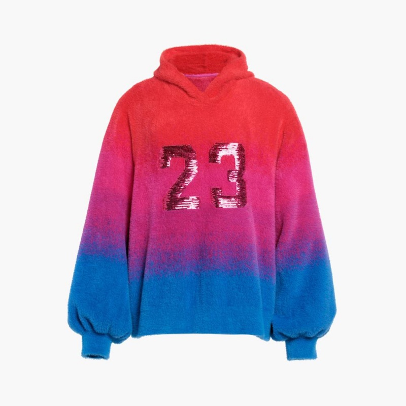 Goldbergh DESIRE hooded knit Hoodie Red | 937045KOV