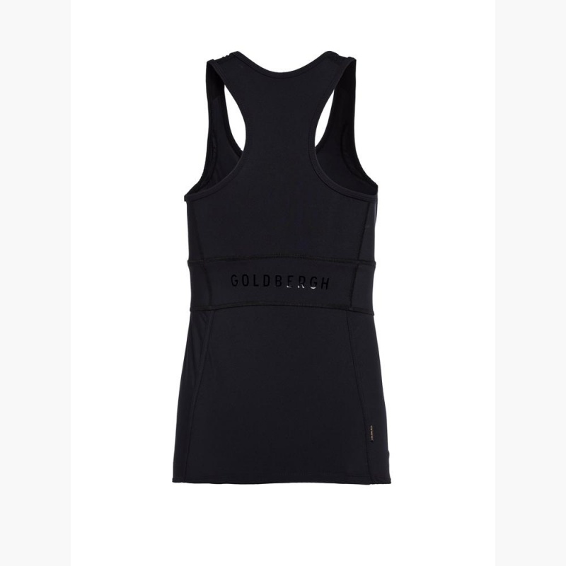 Goldbergh FARRAH tank top with cups Tank Top Black | 412096YBO