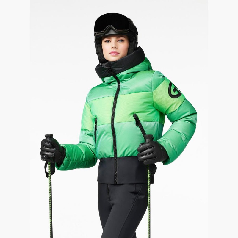 Goldbergh FEVER Ski Jacket Green | 762831DJI