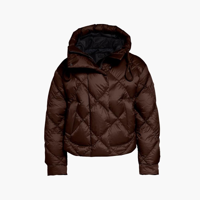 Goldbergh FIONA Jackets Dark Brown | 518473PBU