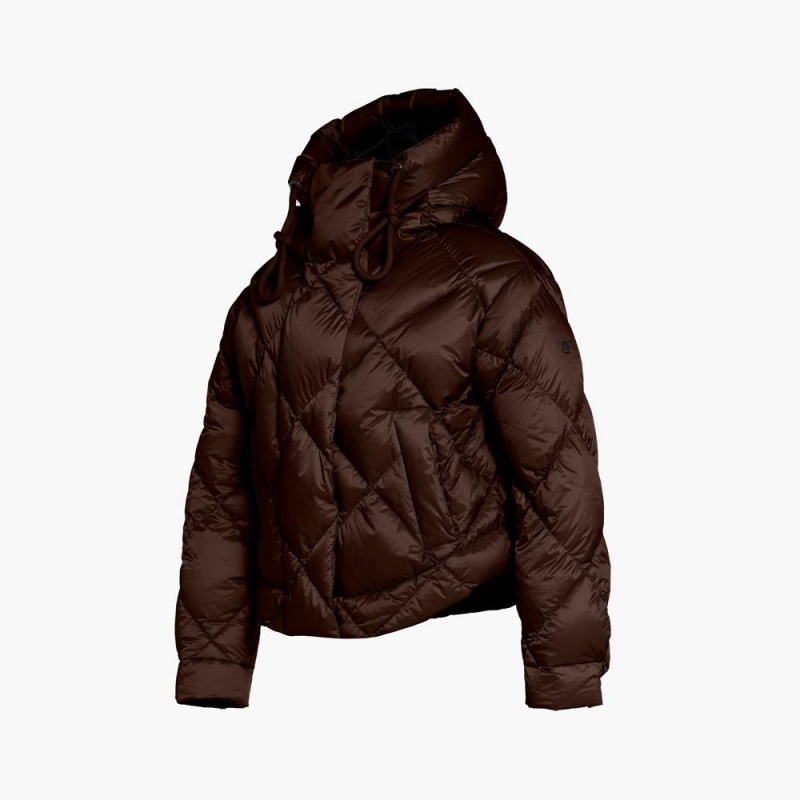 Goldbergh FIONA Jackets Dark Brown | 518473PBU