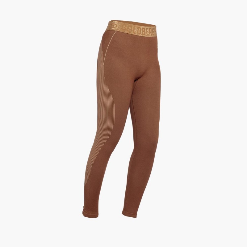 Goldbergh FURIOUS baselayer Pants Beige | 357940IVK