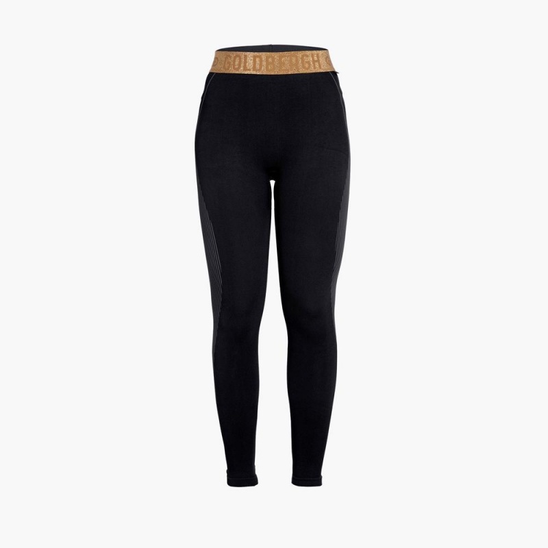 Goldbergh FURIOUS baselayer Pants Black | 670345NIC