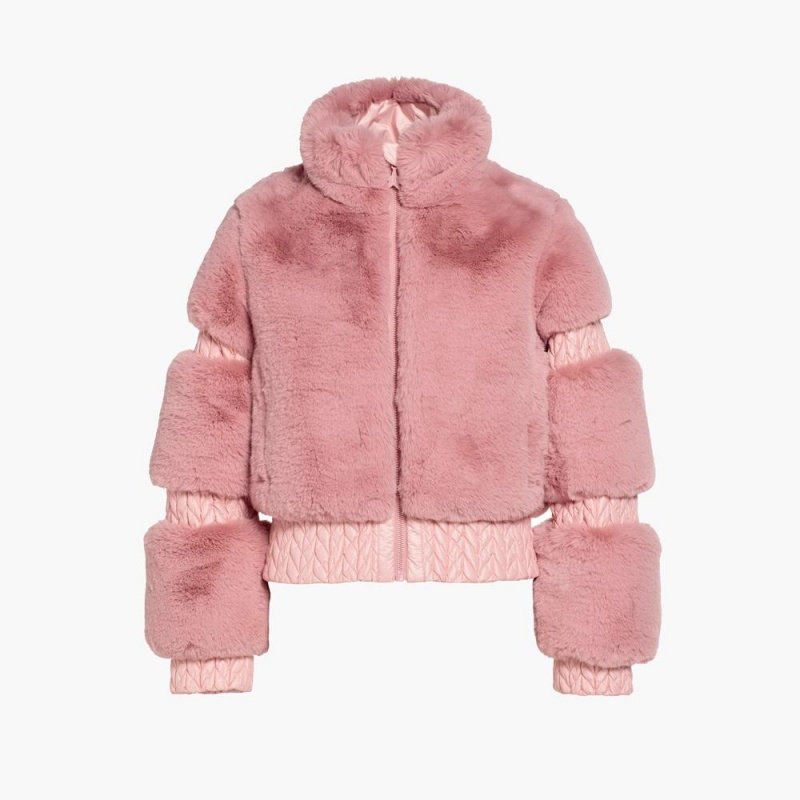 Goldbergh FURRY Ski Jacket Pink | 163059VIU