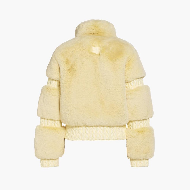 Goldbergh FURRY Ski Jacket Yellow | 723541TBI