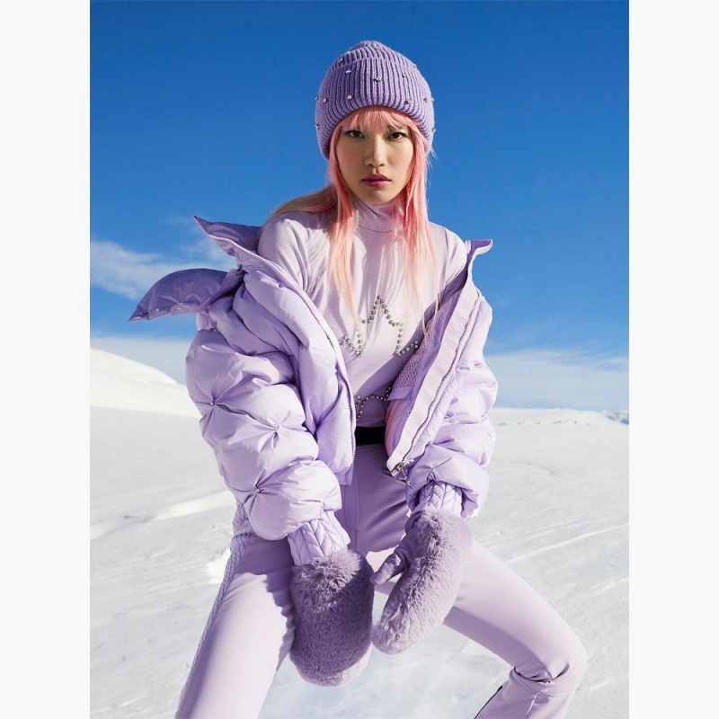 Goldbergh GEMSTONE ski pully Ski Tops Purple | 537142LSZ