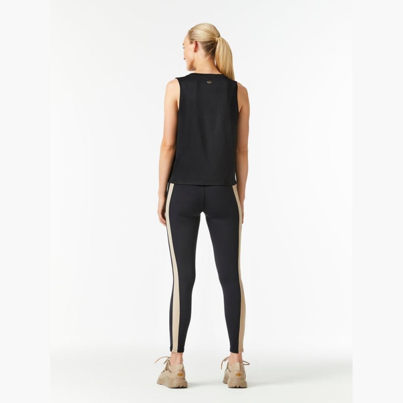 Goldbergh GIGI sleeveless Tank Top Black | 249718IYD