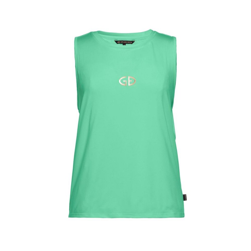 Goldbergh GIGI sleeveless Tank Top Green | 172096ZCS