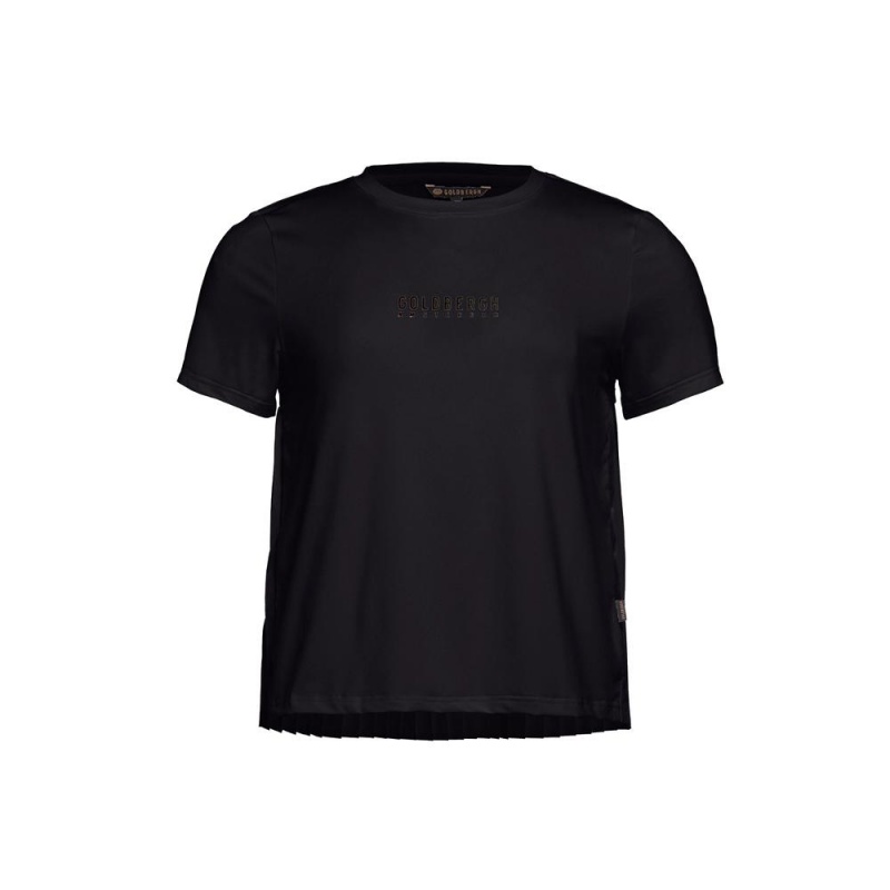 Goldbergh GROOVE short sleeve T-shirts Black | 095364HBT